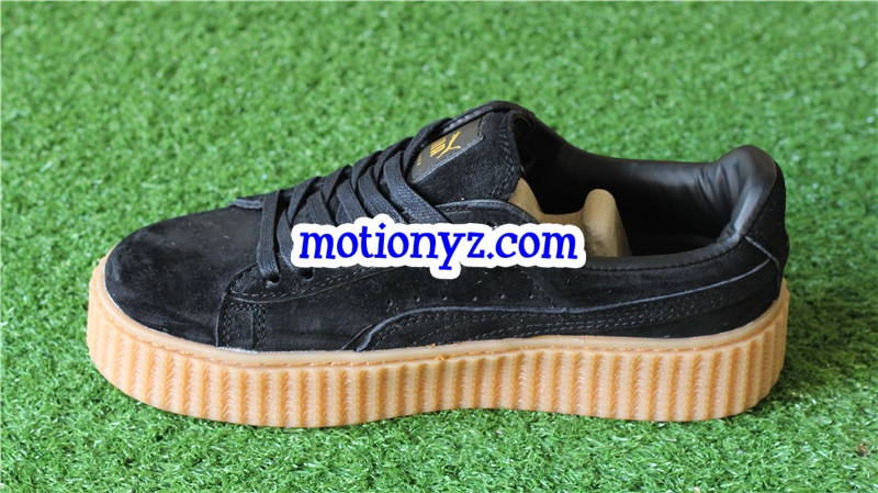 Puma Fenty Rihanna Creeper Low Black Yellow